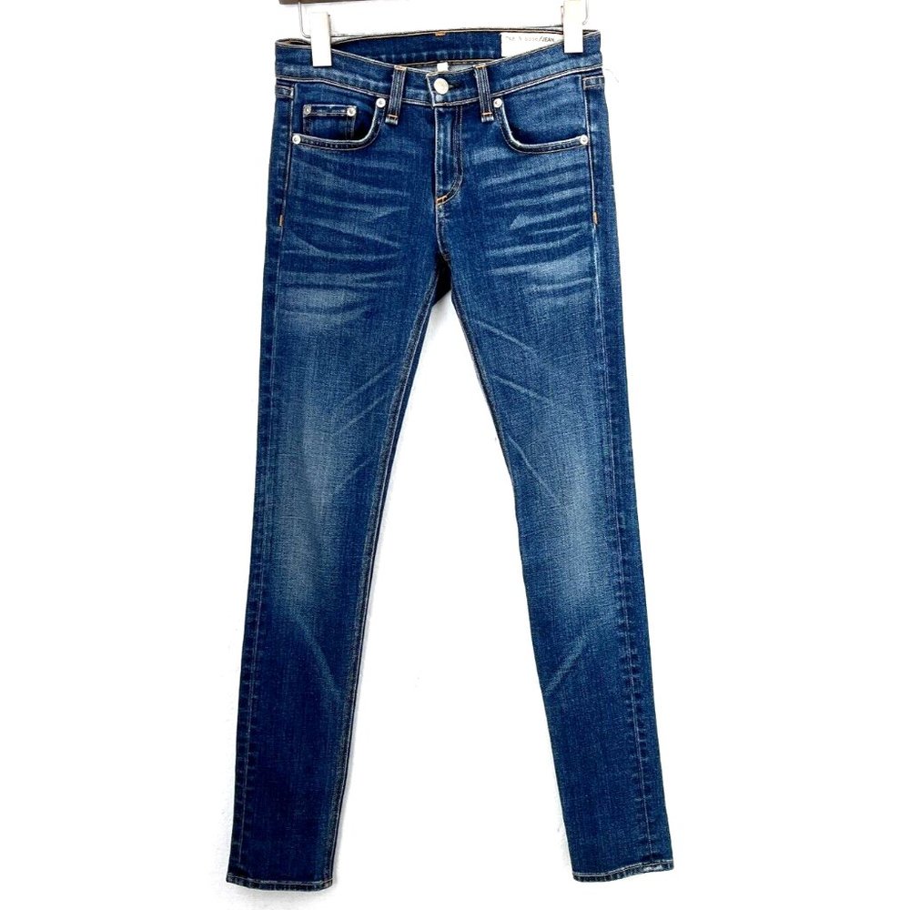 Rag & Bone Blue Dark Wash Denim Jeans Size 24